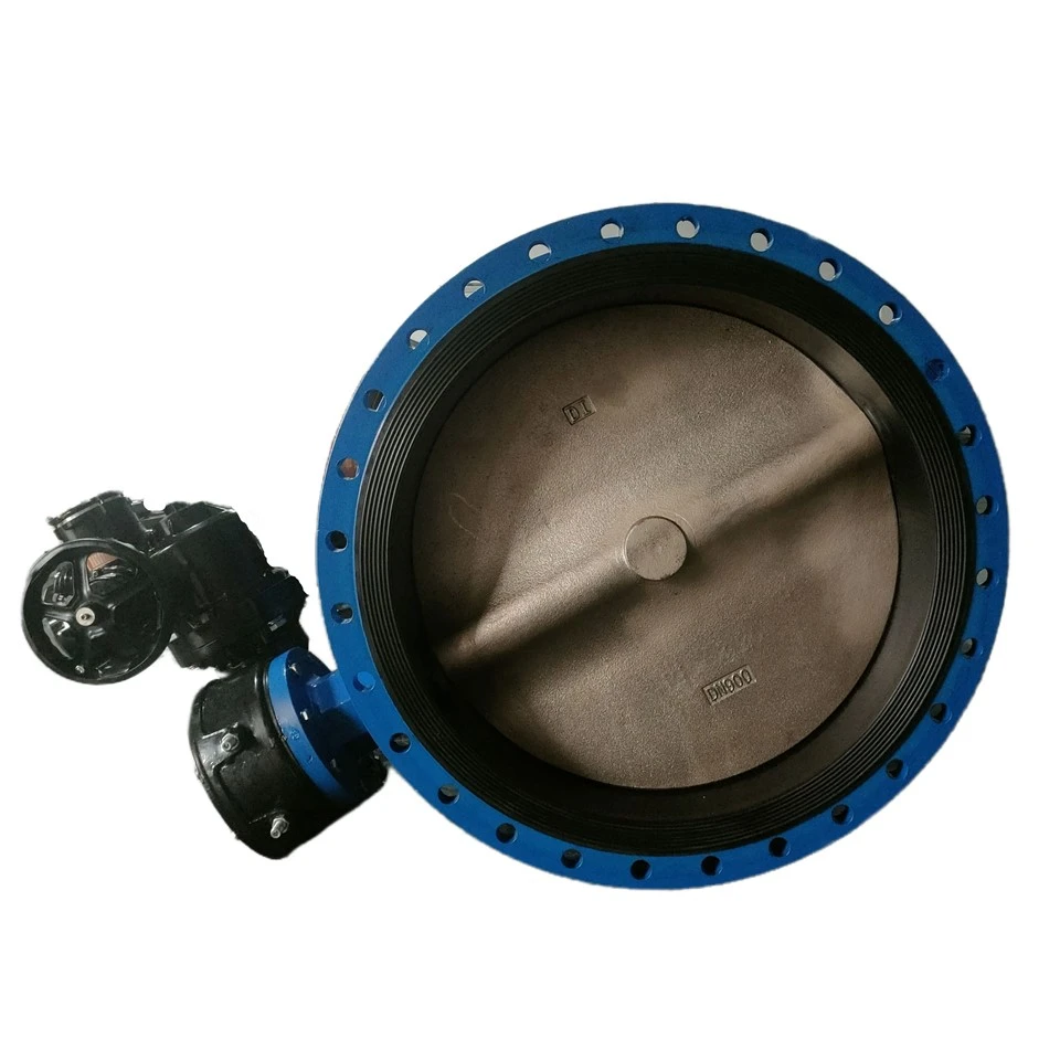 Katup Kupu-Kupu Flange Listrik Diameter Besar