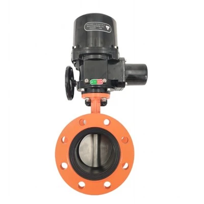 Katup Kupu-Kupu Flange Listrik