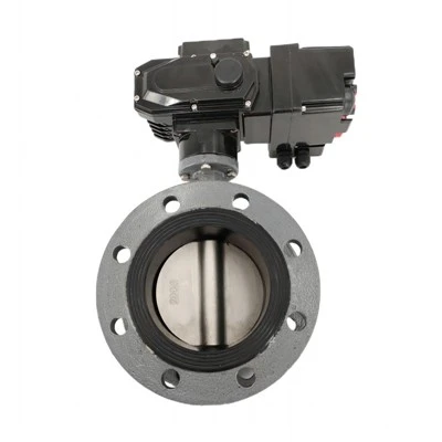 Katup Kupu-Kupu Flange Listrik Kecil Presisi